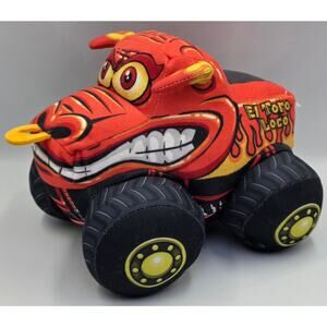 El Toro Loco Monster Jam Truckin Pals Stuffed Plush Monster Truck